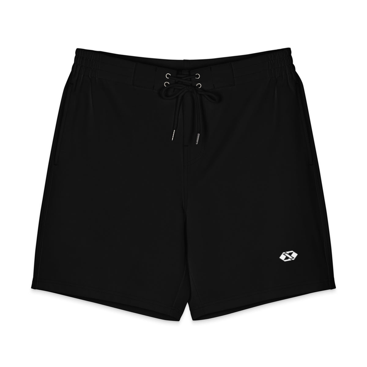 X-FUN STUDIO — Short de bain Core — Noir Onyx — vue de face
