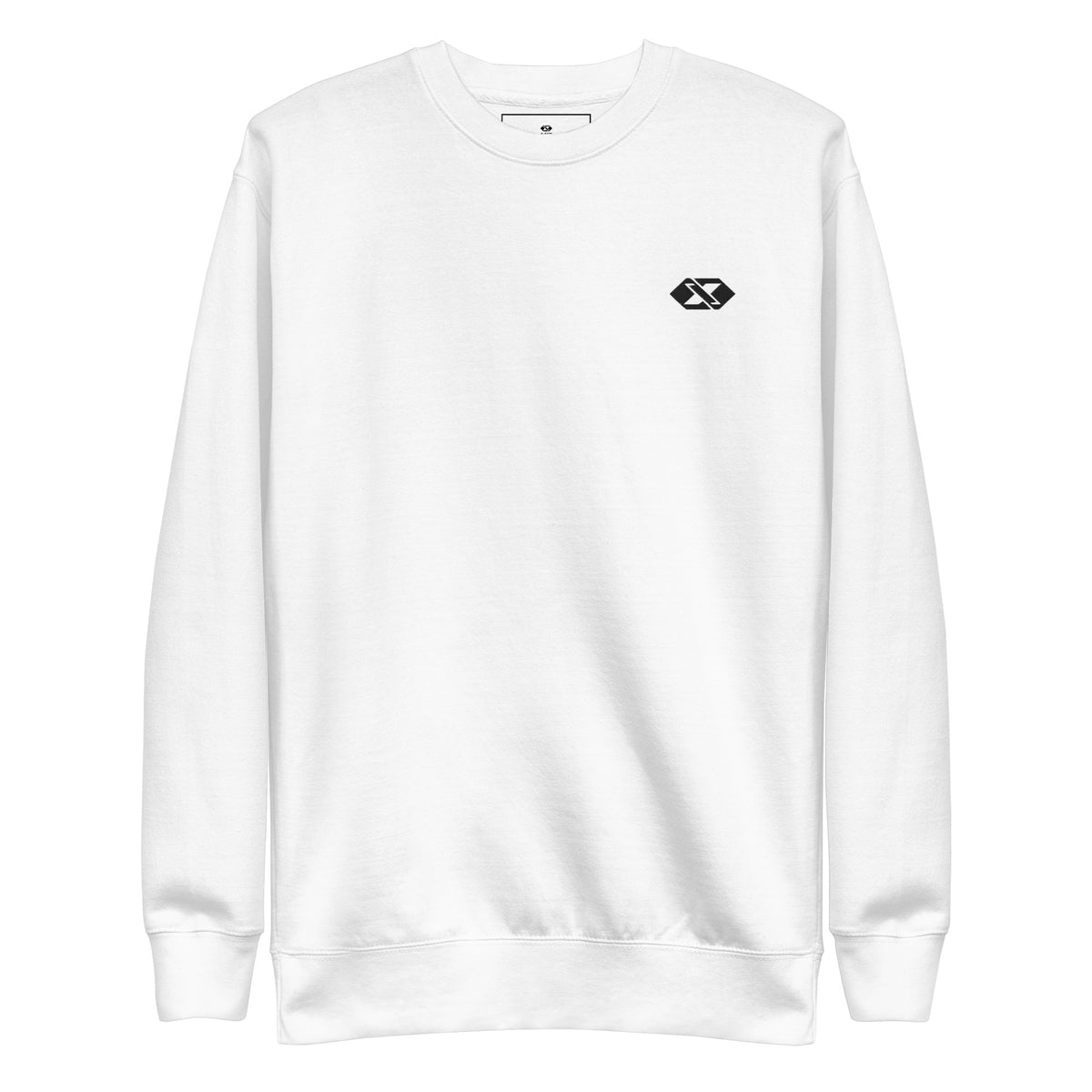 X-FUN STUDIO — Signature-sweatshirt — Snehvid — set forfra