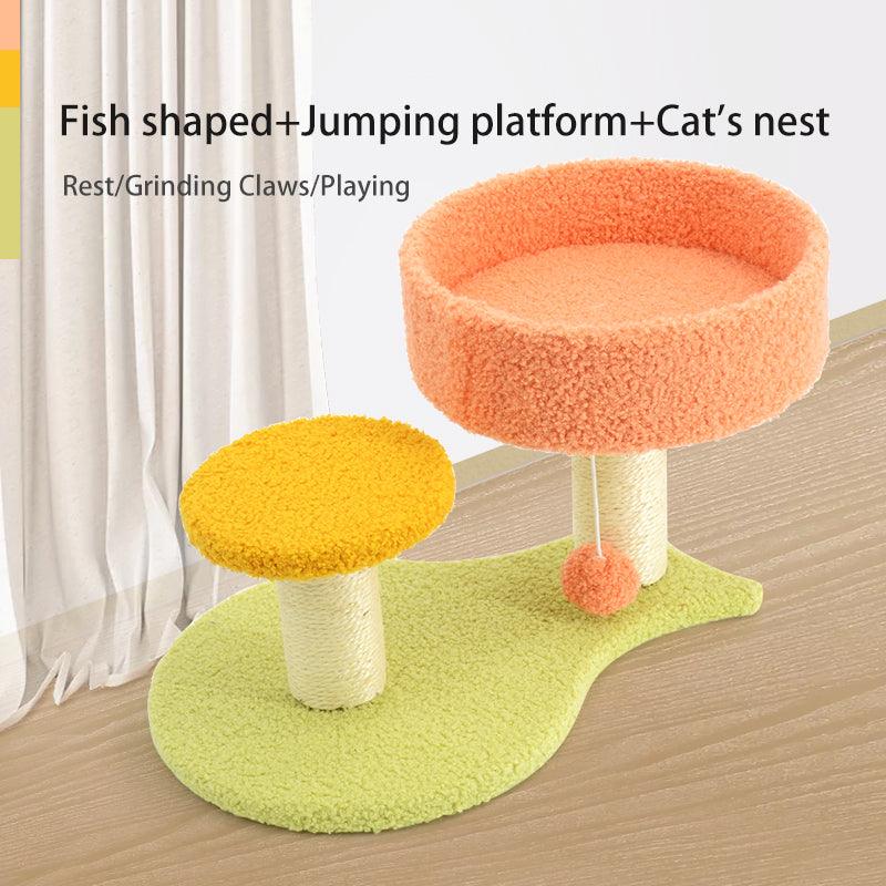 Cat Tree: Scratcher & Toy