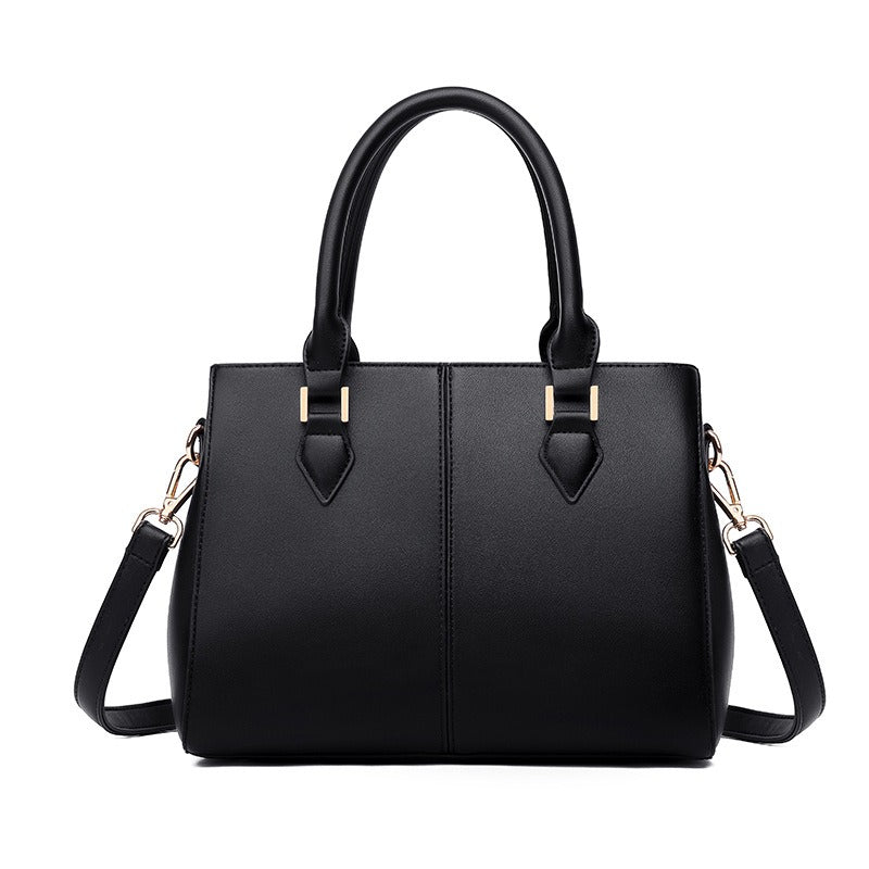 Large soft leather handbag for women