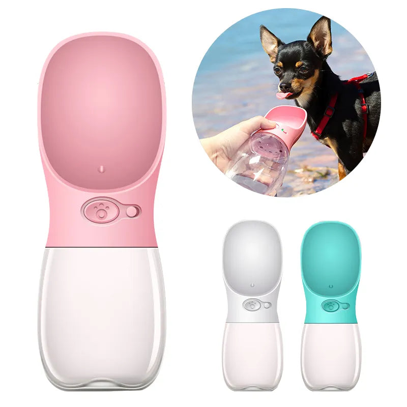 Portable water bottle for dogs