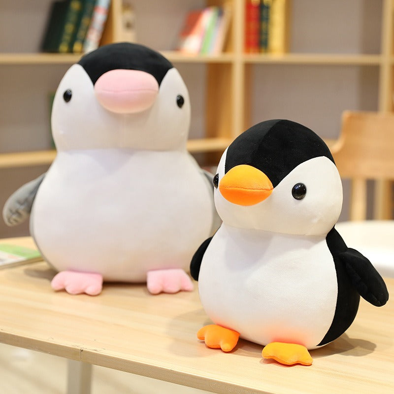 Large cute penguin plush toy