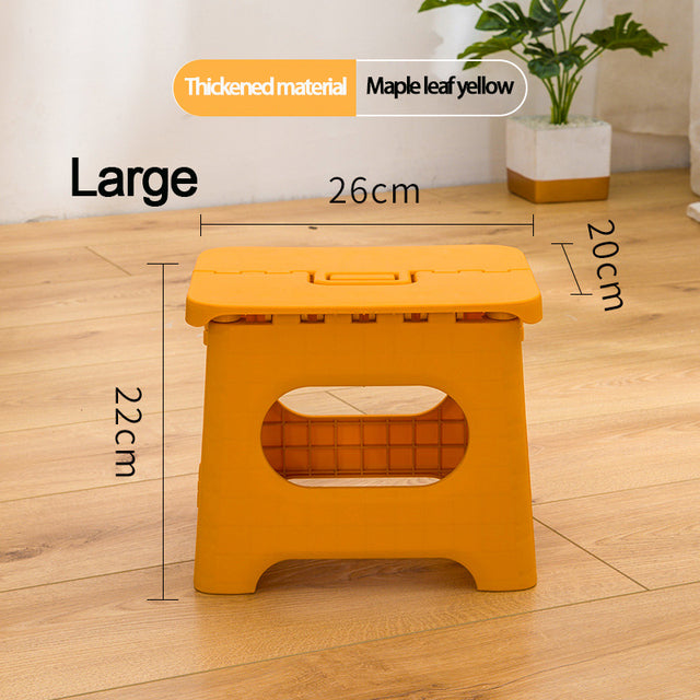 Train Maza Folding Stool: Portable, plastic, for home, subway, outdoor use