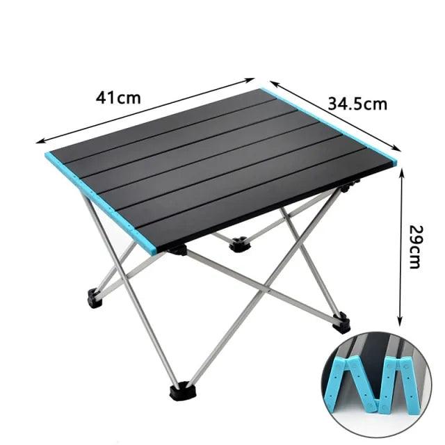 Table de camping pliante portative ultralégère