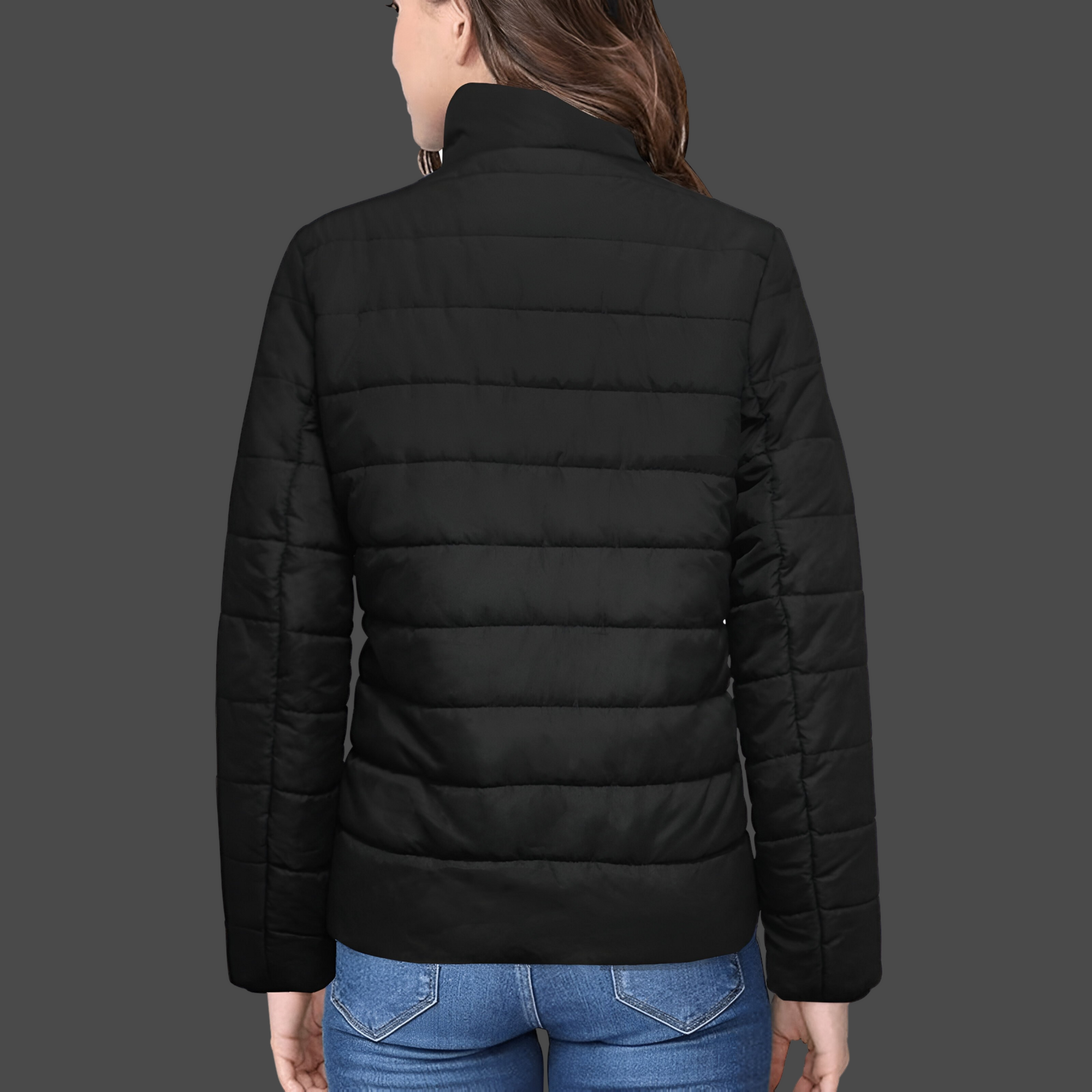 X-fun: Chaqueta elegante con cuello alto