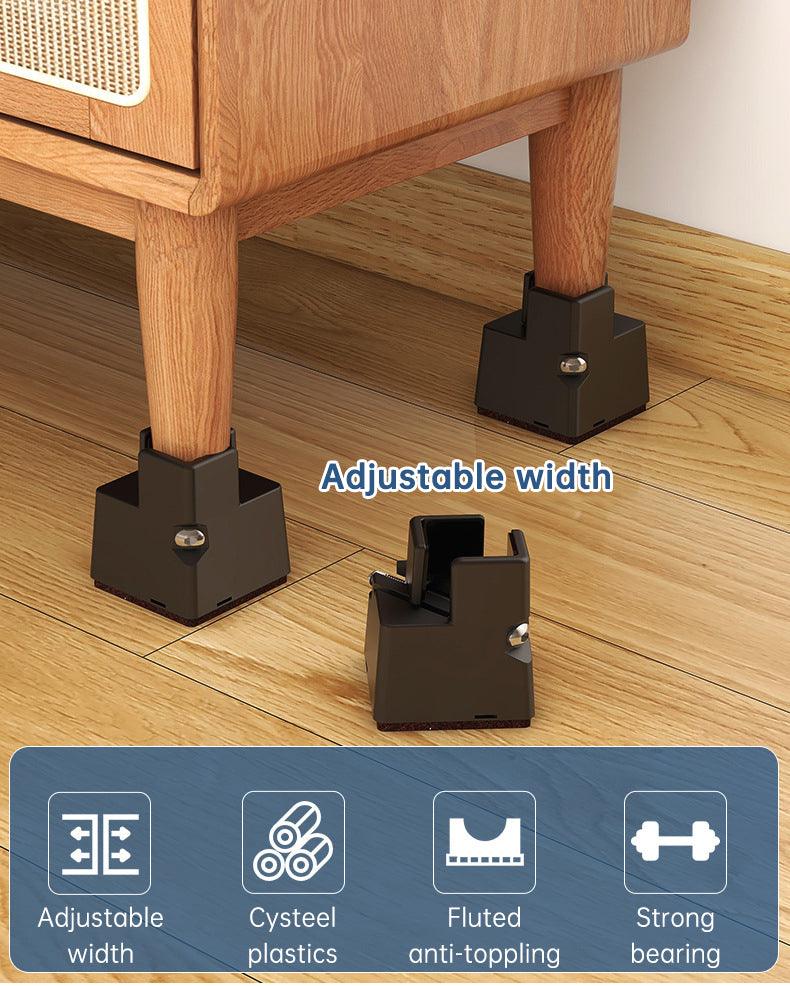 4 adjustable furniture pads