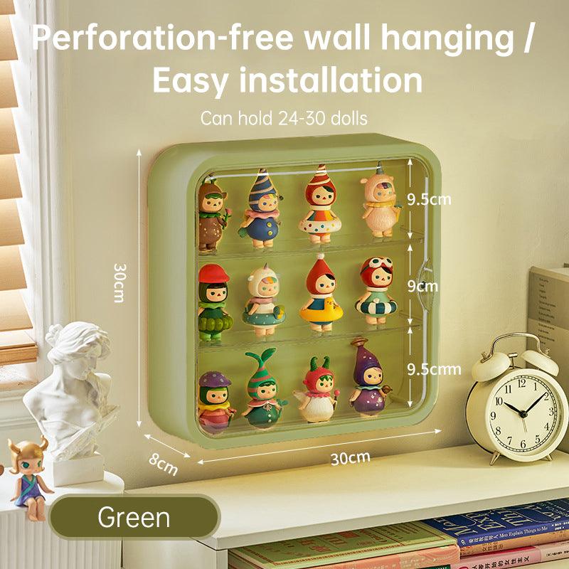 Collection Box - Handmade Doll Frame, Transparent, Wall-Mounted