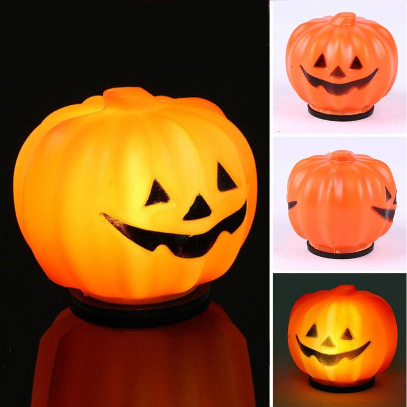 Juego de 2 luces LED de calabaza