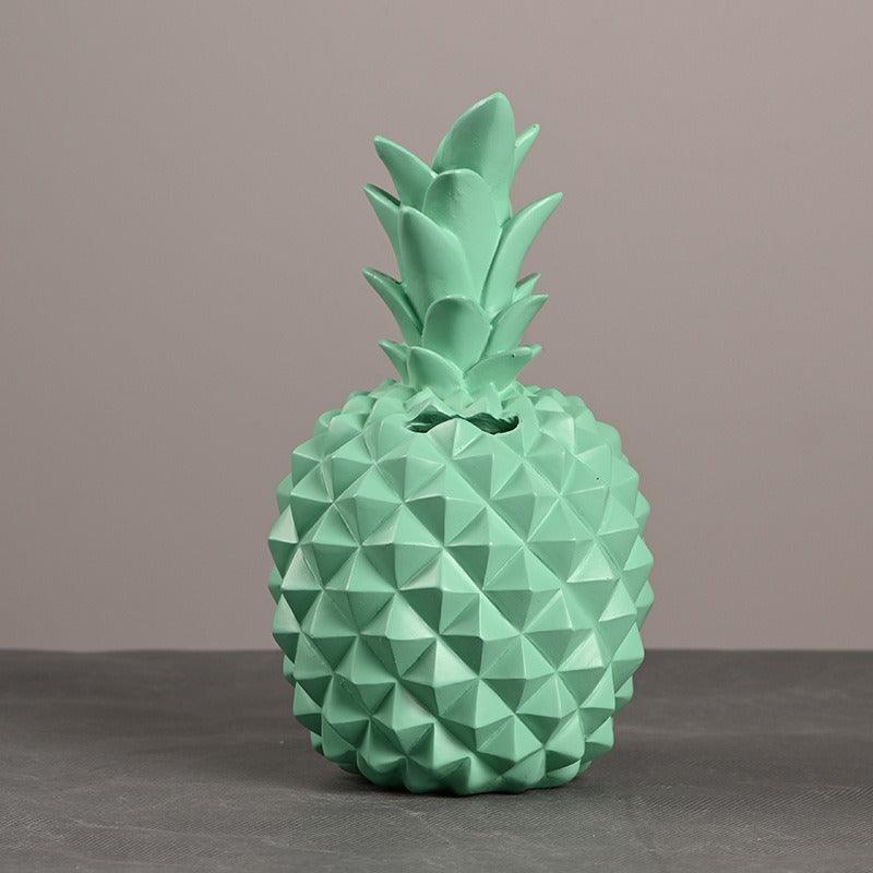 Pot de rangement pièce de monnaie ananas décoration résine