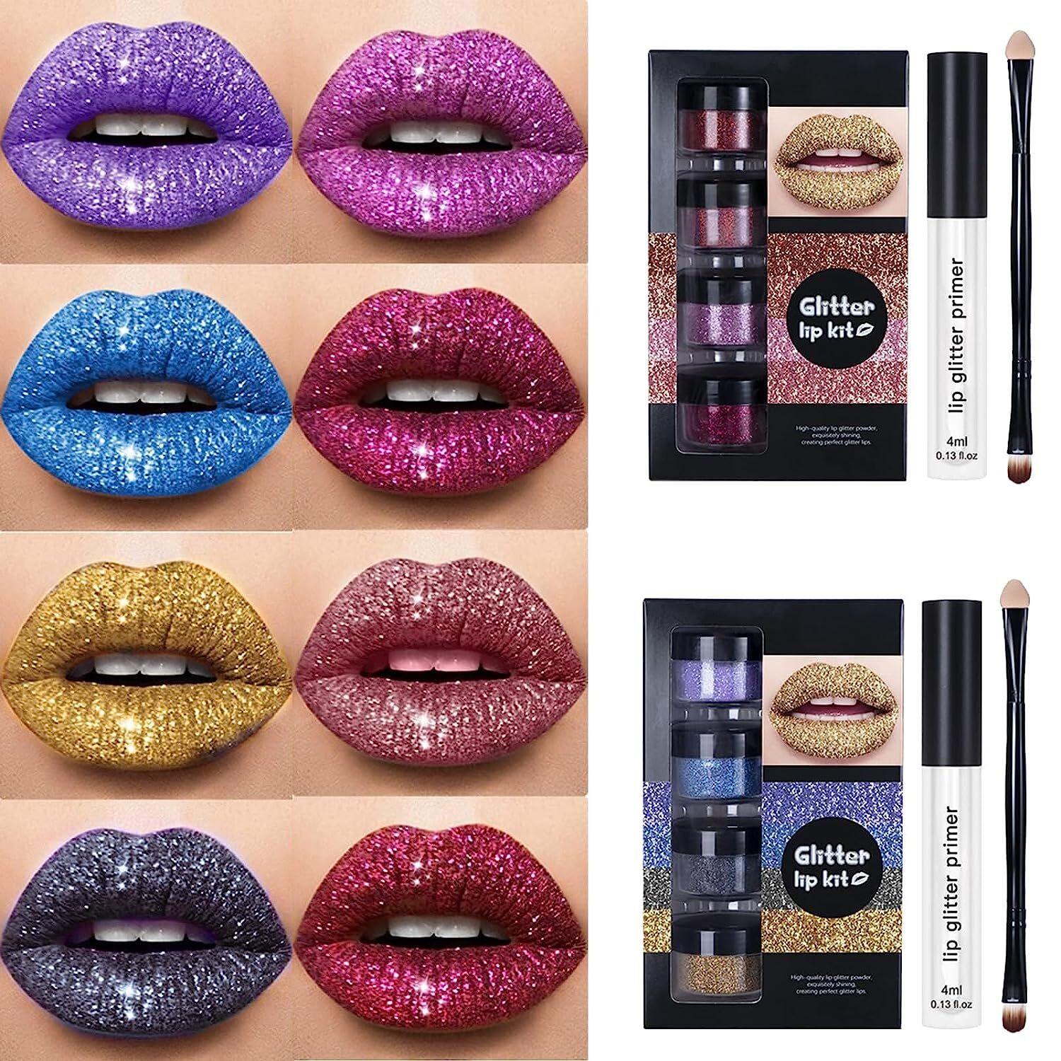 ibcccndc Glitter Lip Gloss Set