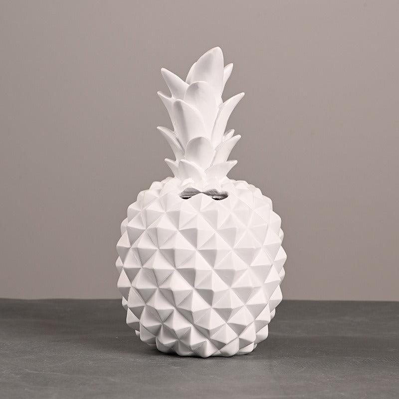 Pot de rangement pièce de monnaie ananas décoration résine