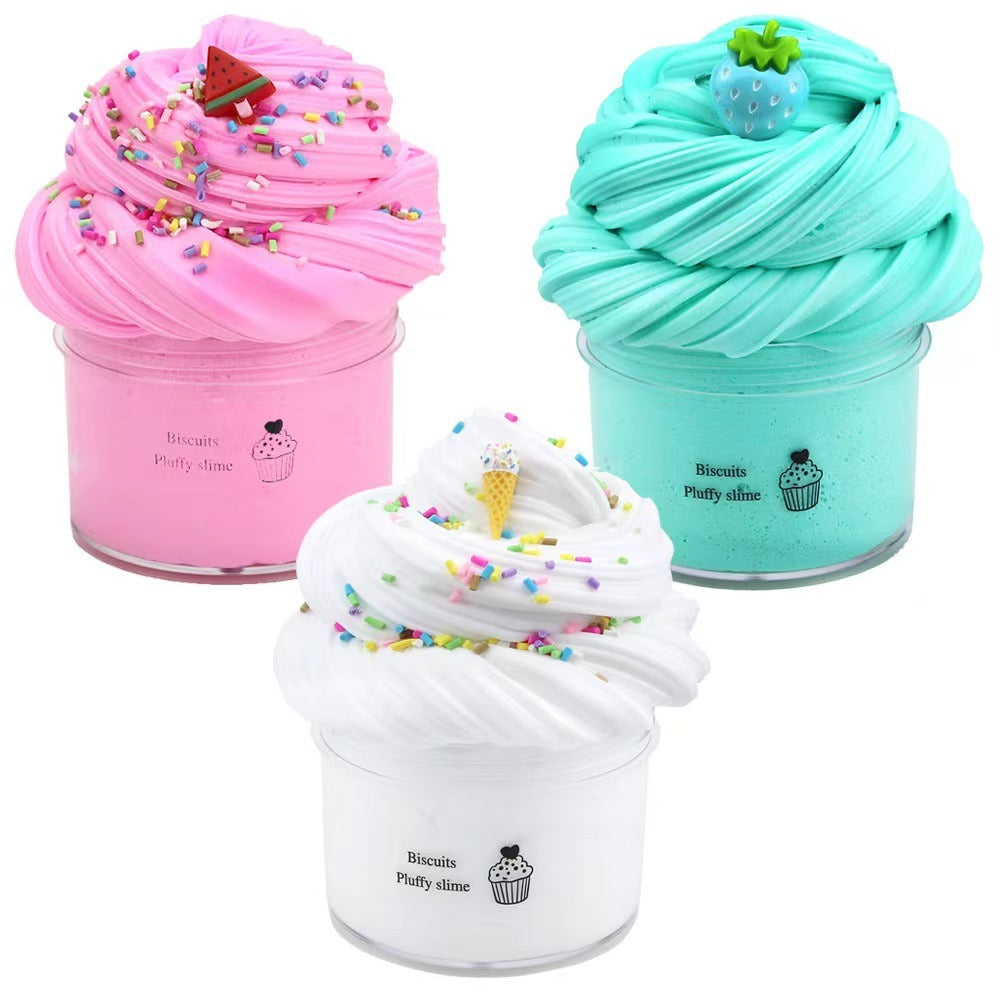 Kit Slime : beurre, coton, coloré