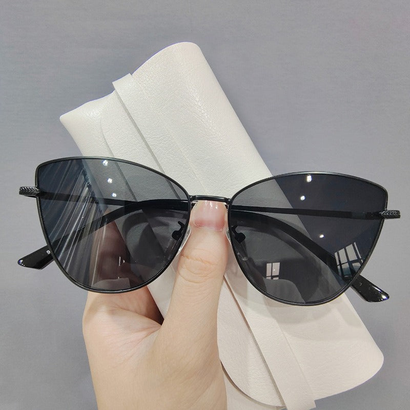 Metal Cat Eye Sunglasses Women