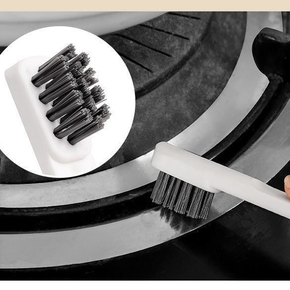 Stainless steel stove decontamination brush