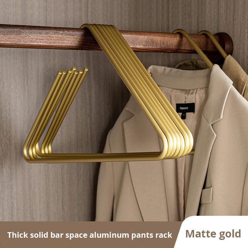 Aluminum Alloy Hanger, Triangular, Solid for Wardrobe and Air Drying