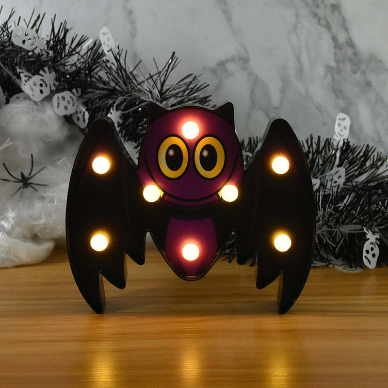 Decoración con lámpara LED para Halloween 