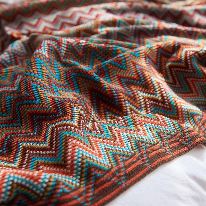 Bohemian Knit Blanket