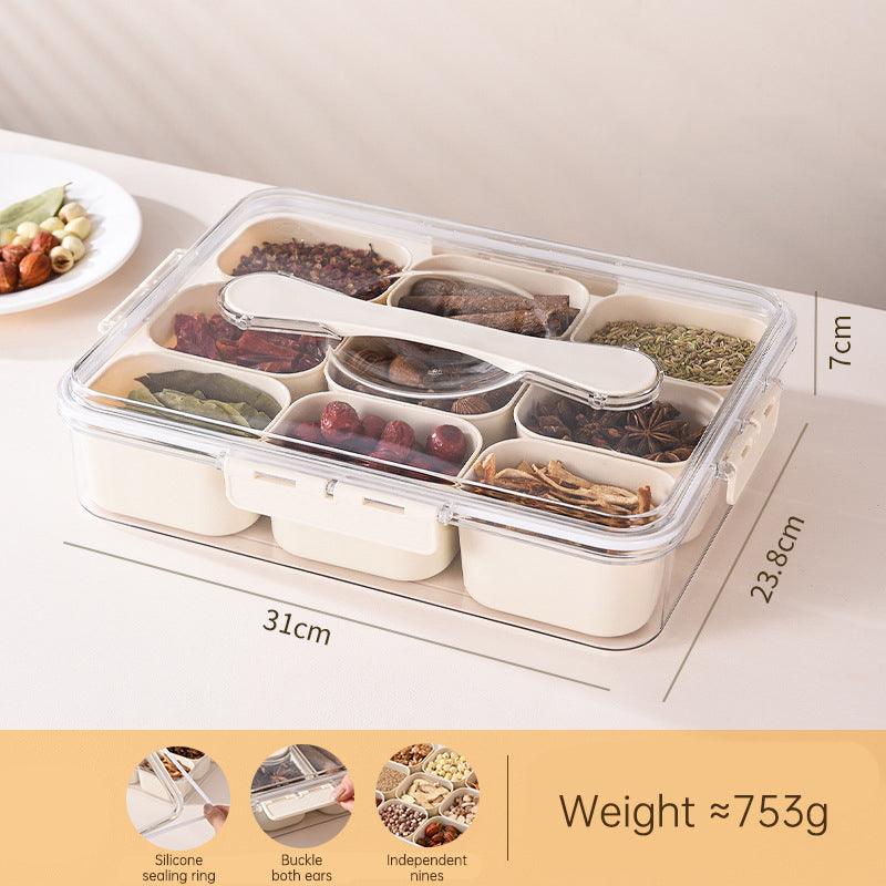 Snackle Box: Veggie Tray with Lid & Handle