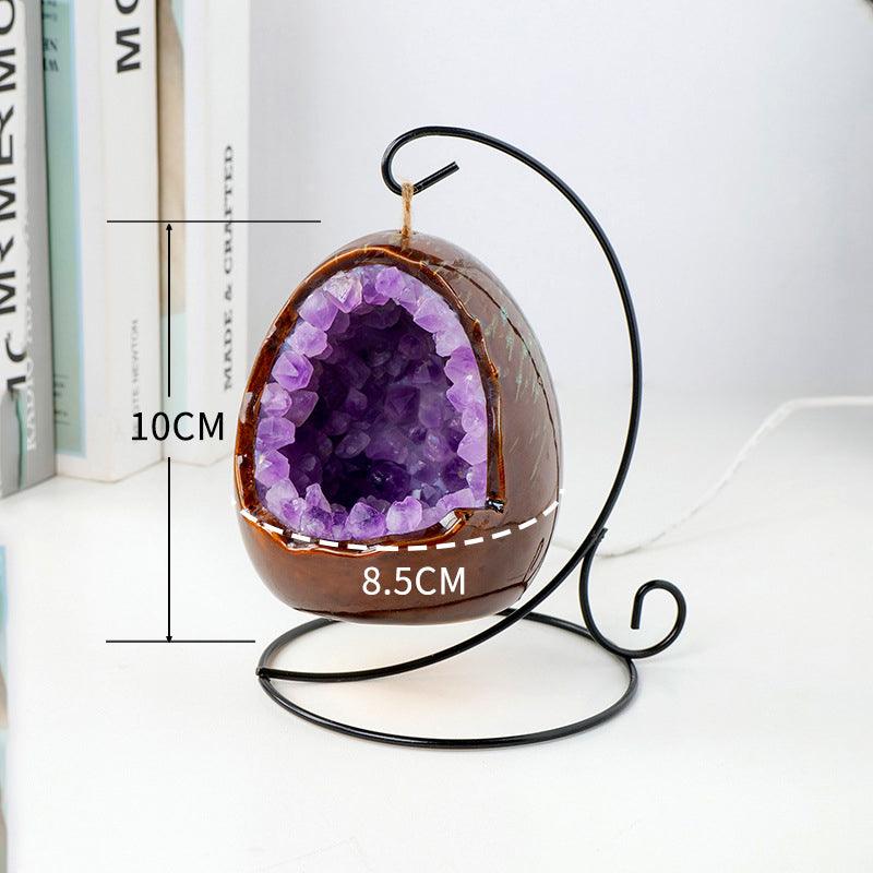 Amethyst Dinosaur Egg Light