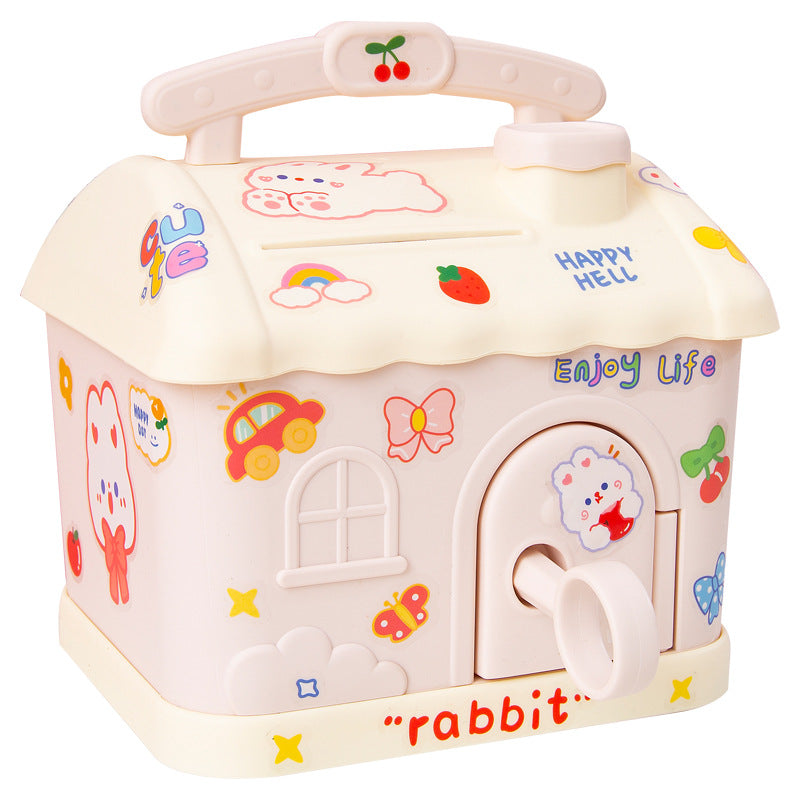 House-shaped piggy bank, large