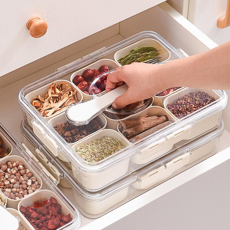 Snackle Box: Bandeja para verduras con tapa y asa