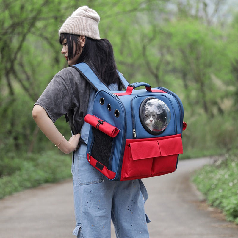 Mochila plegable para gatos