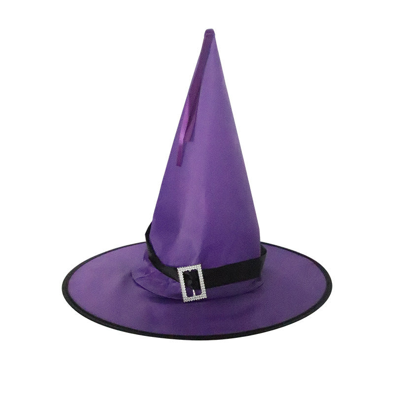 Chapeau de sorcière à LED pour décoration d'Halloween