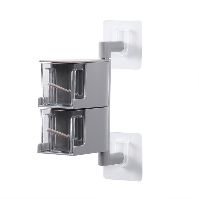 Rotating Wall-Mount Spice Rack