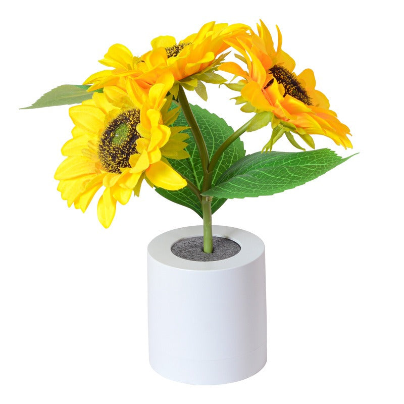 Lámpara LED de girasol recargable