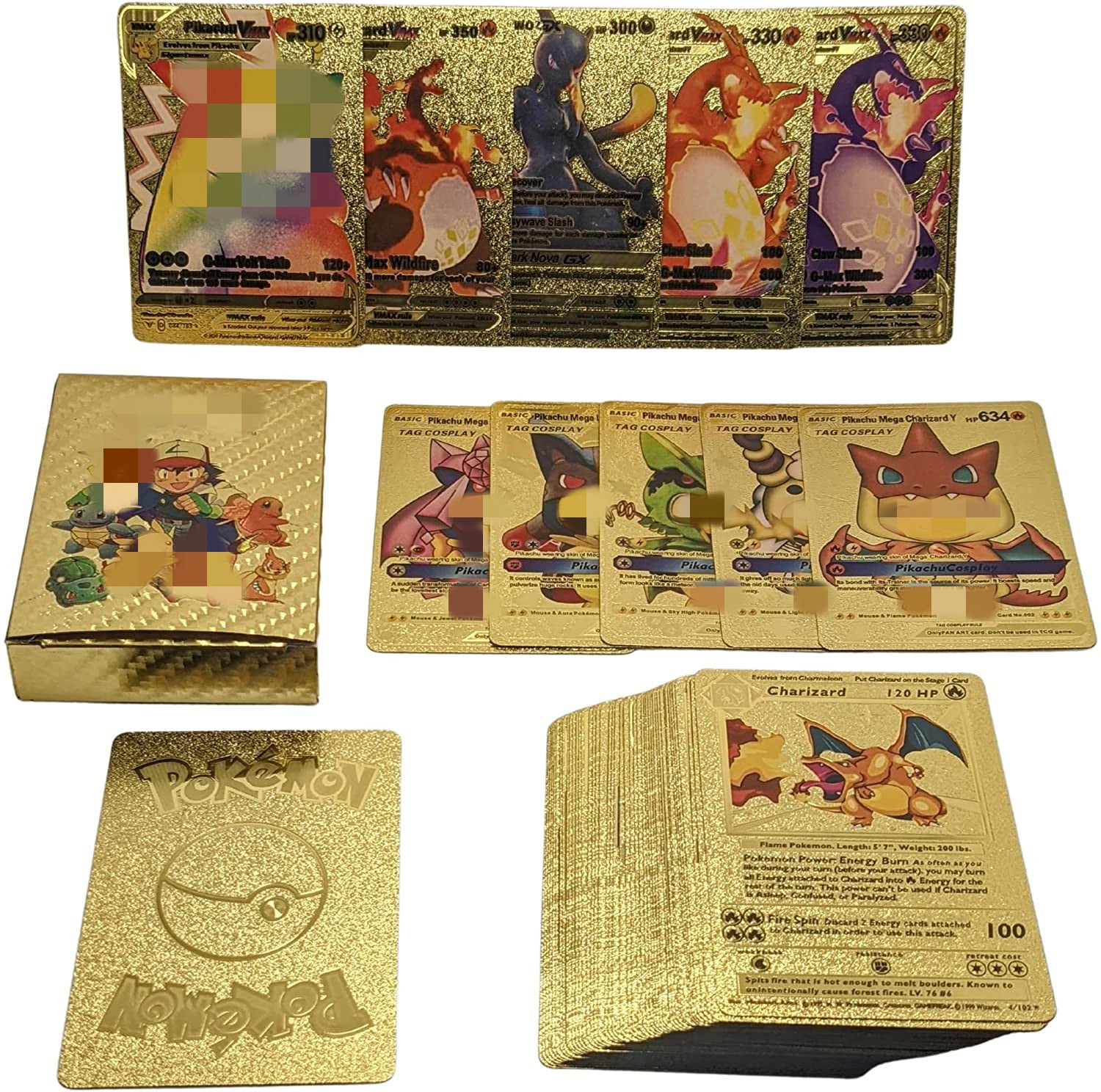 Cartes Pokémon Or 55