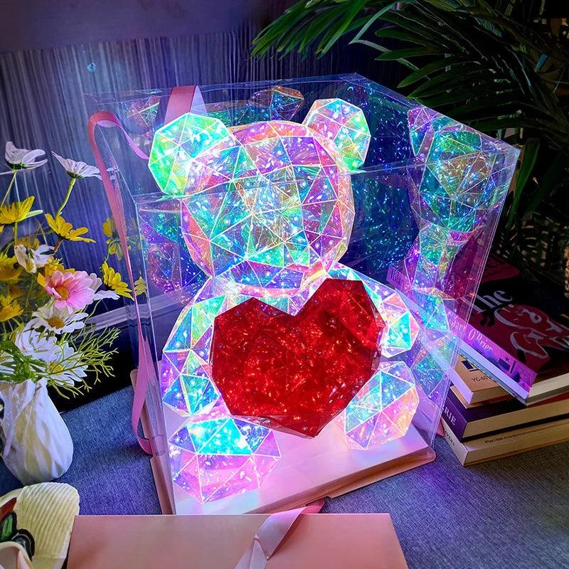 Oso de peluche luminoso LED