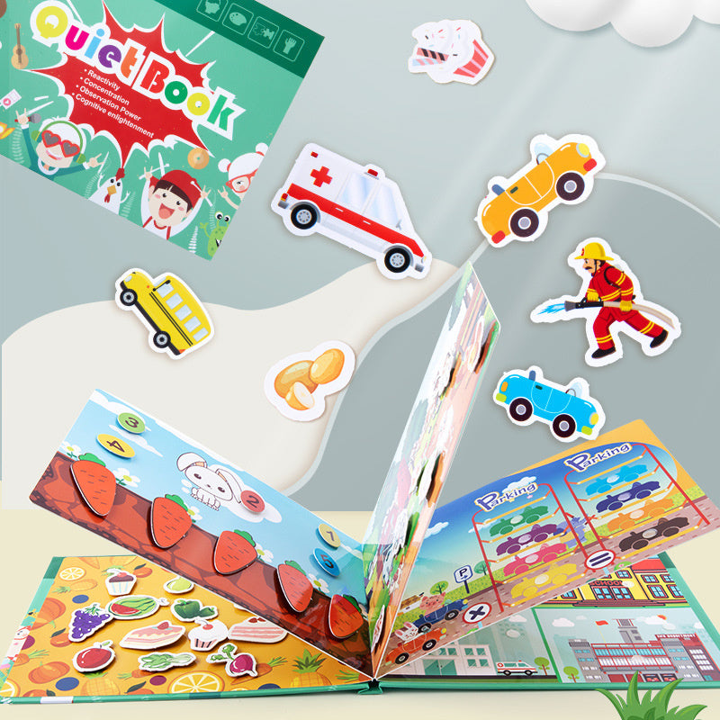 Livre de puzzles éducatifs pour enfants