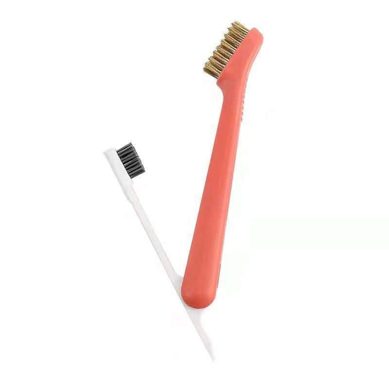 Stainless steel stove decontamination brush