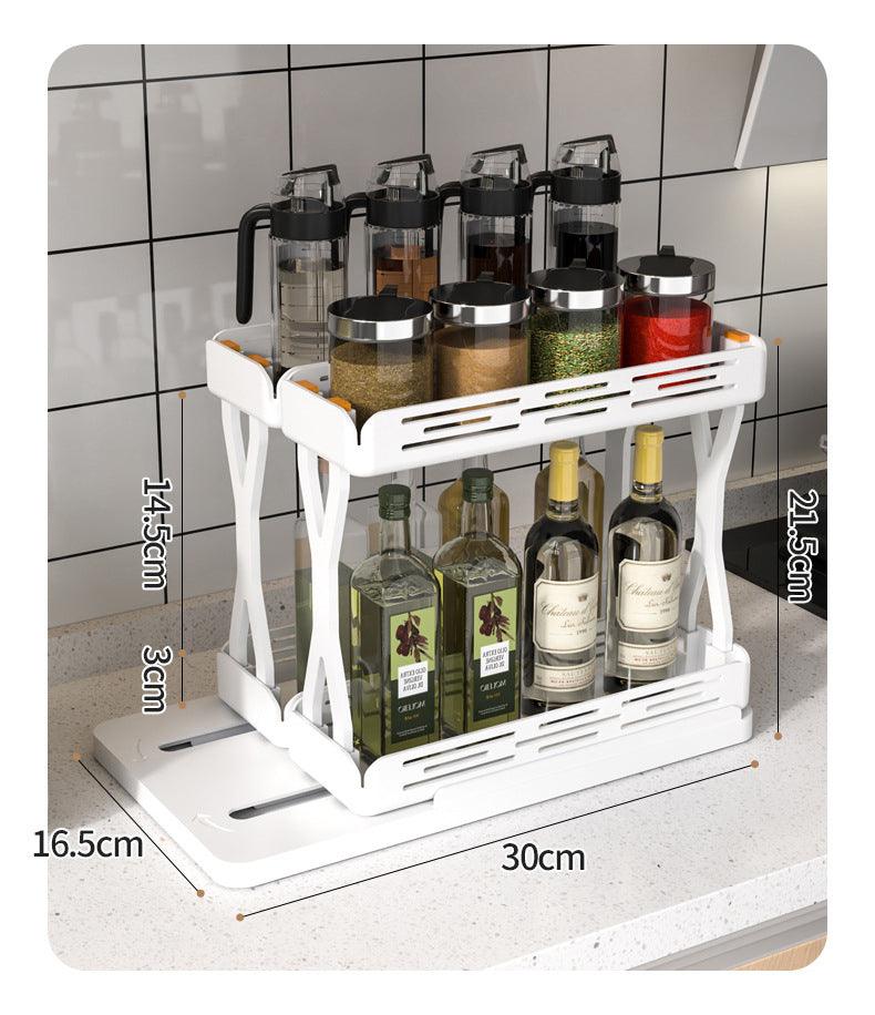 Rotating Spice Rack Organizer