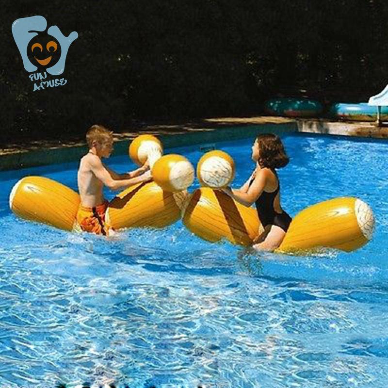 Ensemble de joute pour piscine gonflable