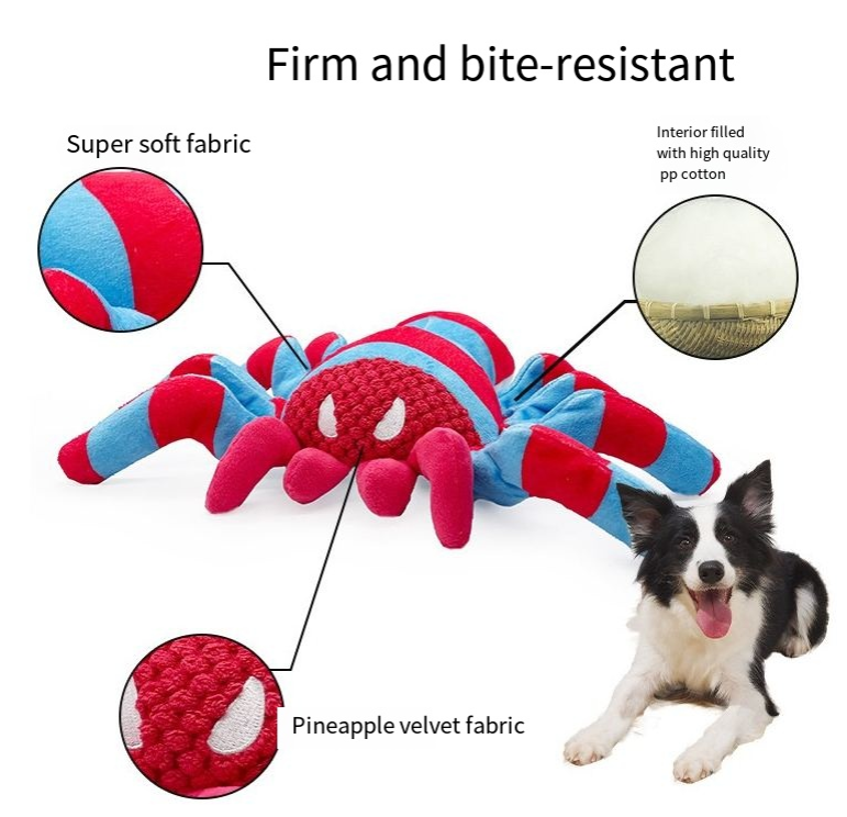 Sound plush dog toy resistant