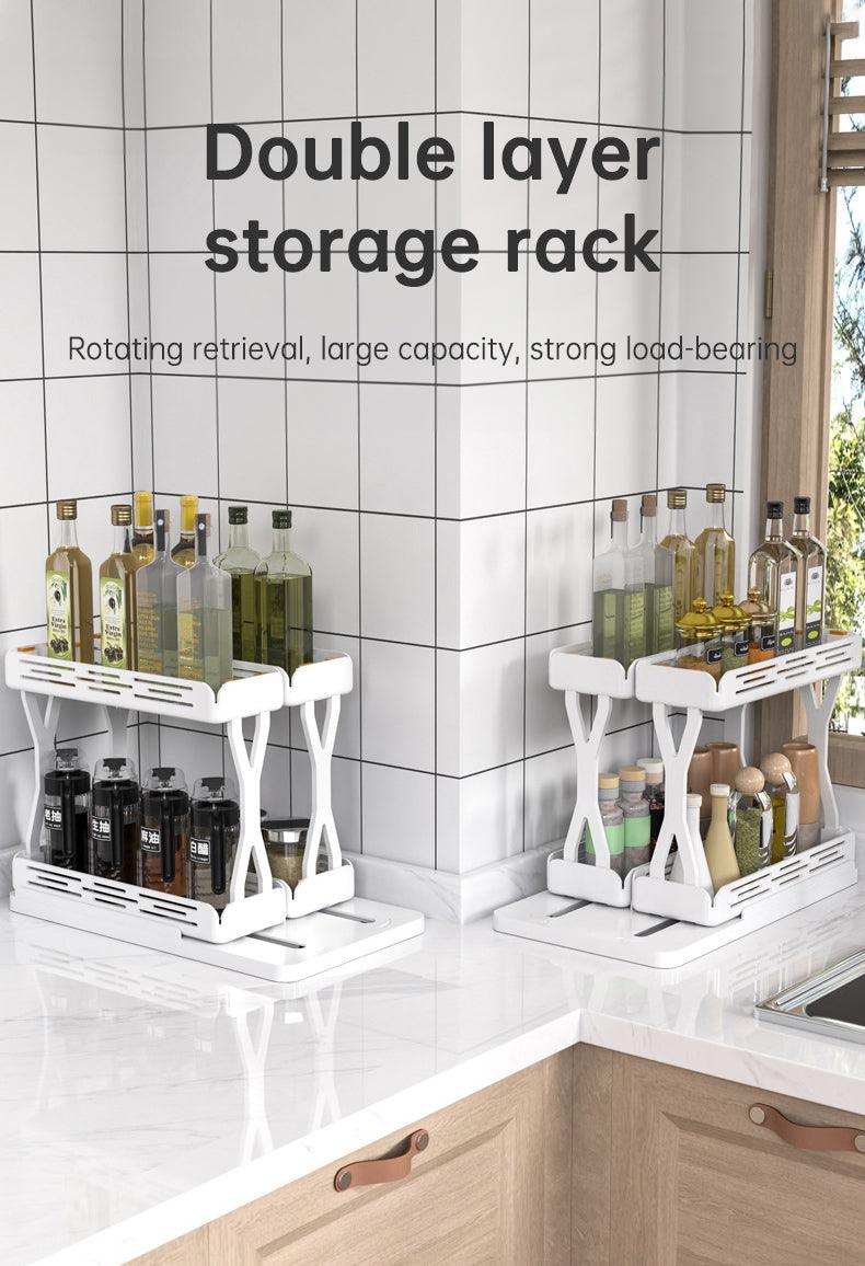 Rotating Spice Rack Organizer