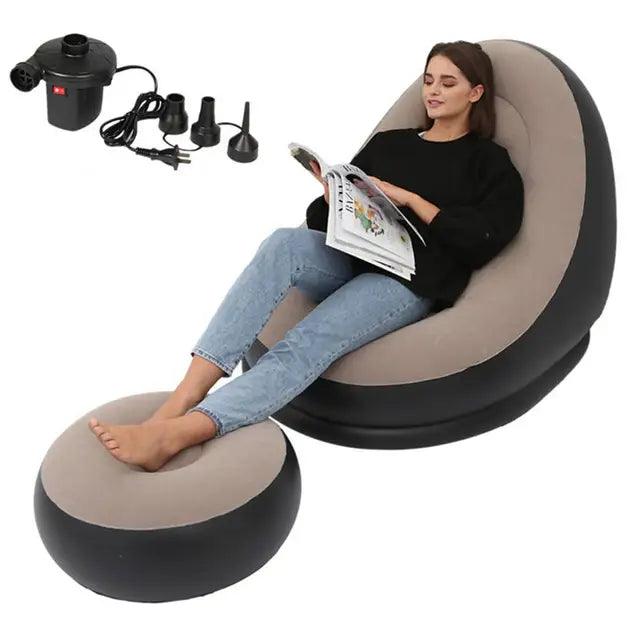 Inflatable Sofa with Ottoman