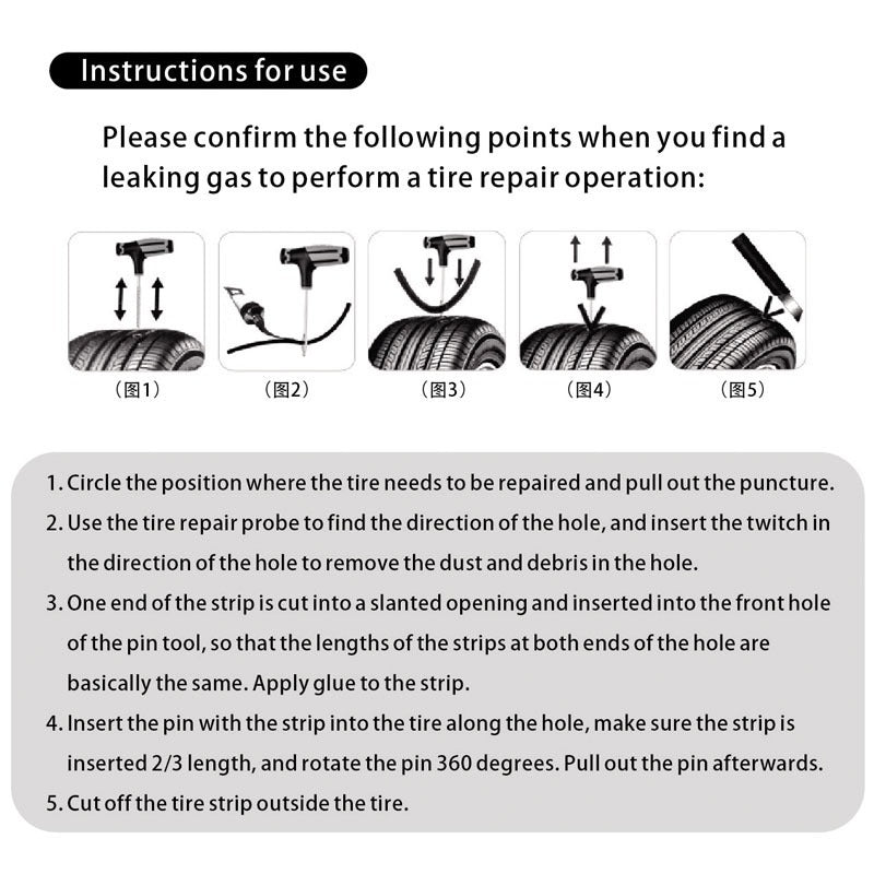 Car Tire Repair Kit