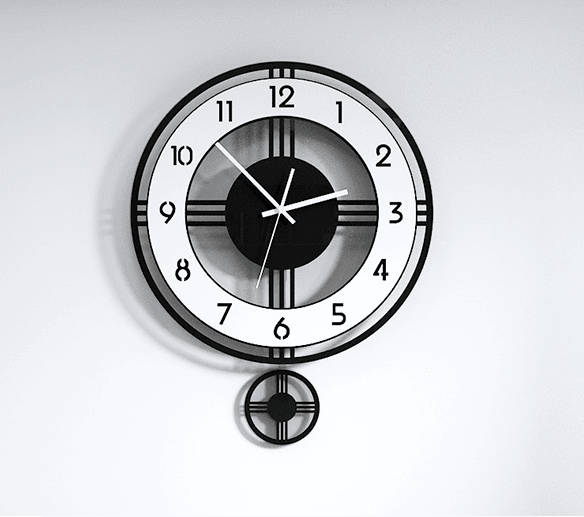 Modern Acrylic Pendulum Clock