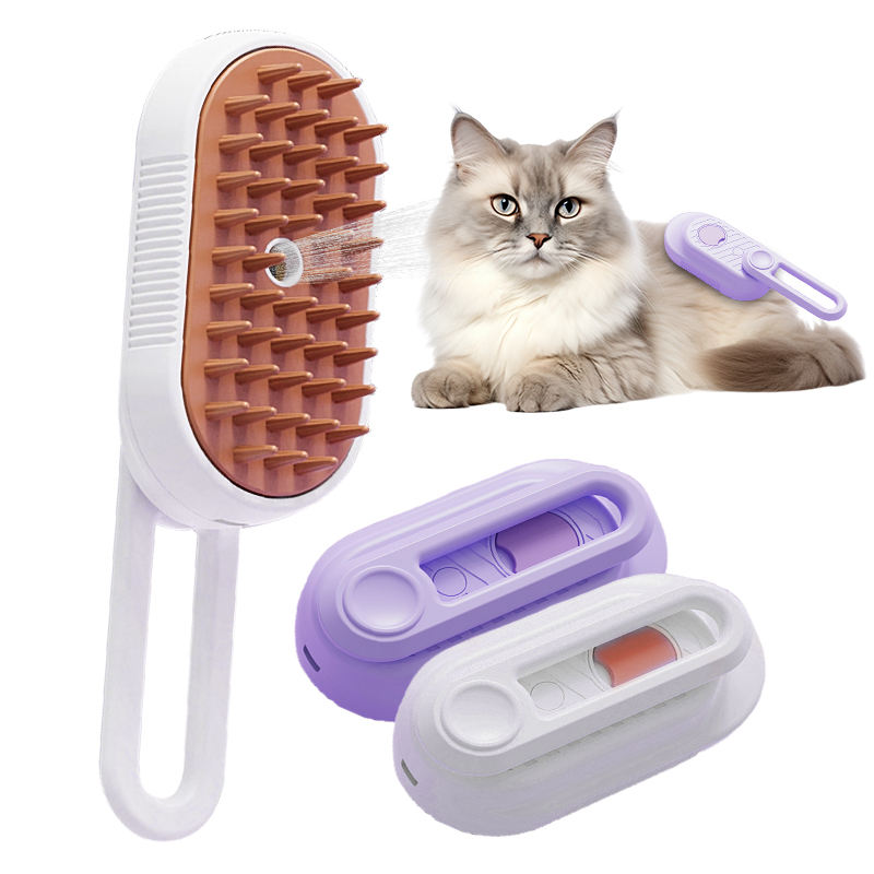 USB comb for cats with spray