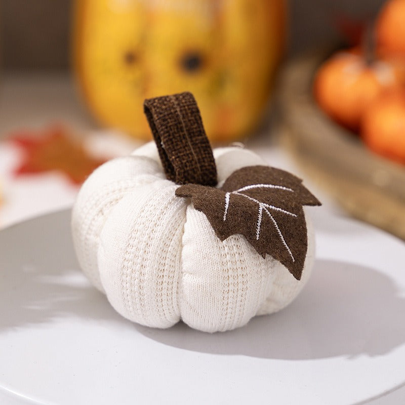 Knitted Pumpkin Ornament