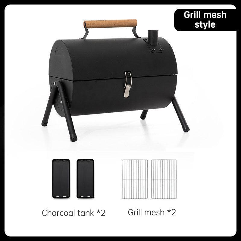 Double-Sided Charcoal Grill