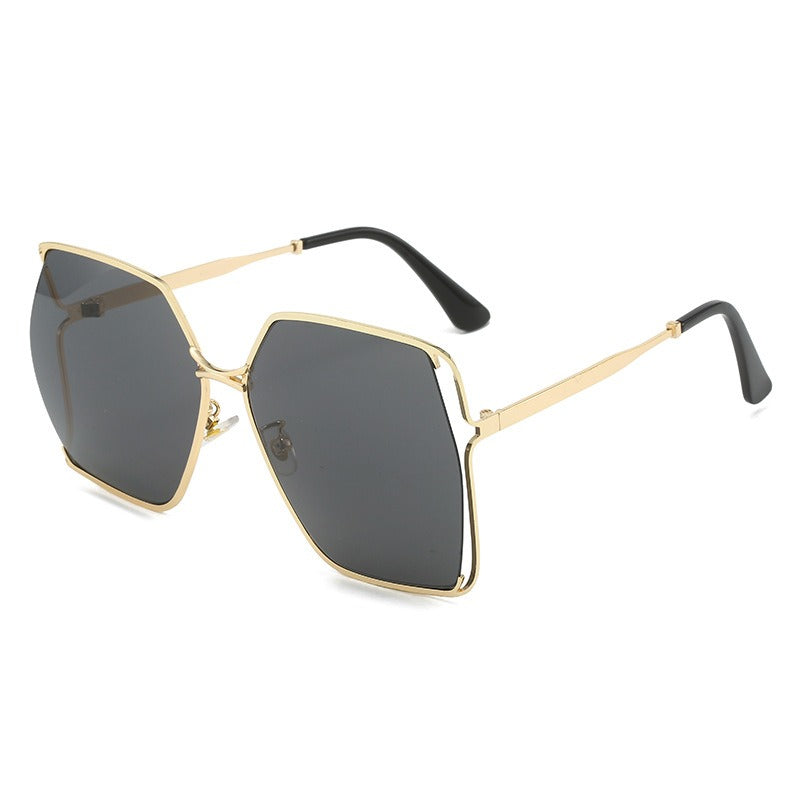 Trendy metal women's sunglasses