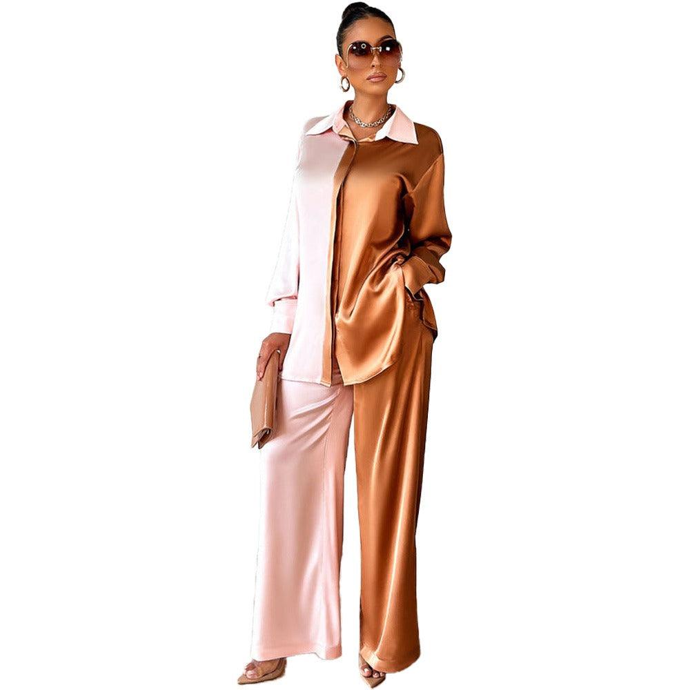 Elegant Satin Women's Set