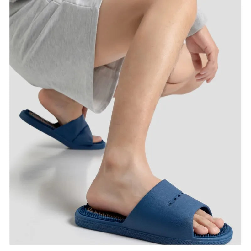 Chaussons de bain massants antidérapants