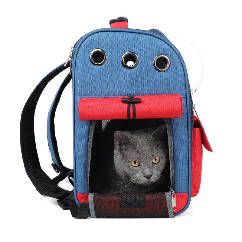 Mochila plegable para gatos