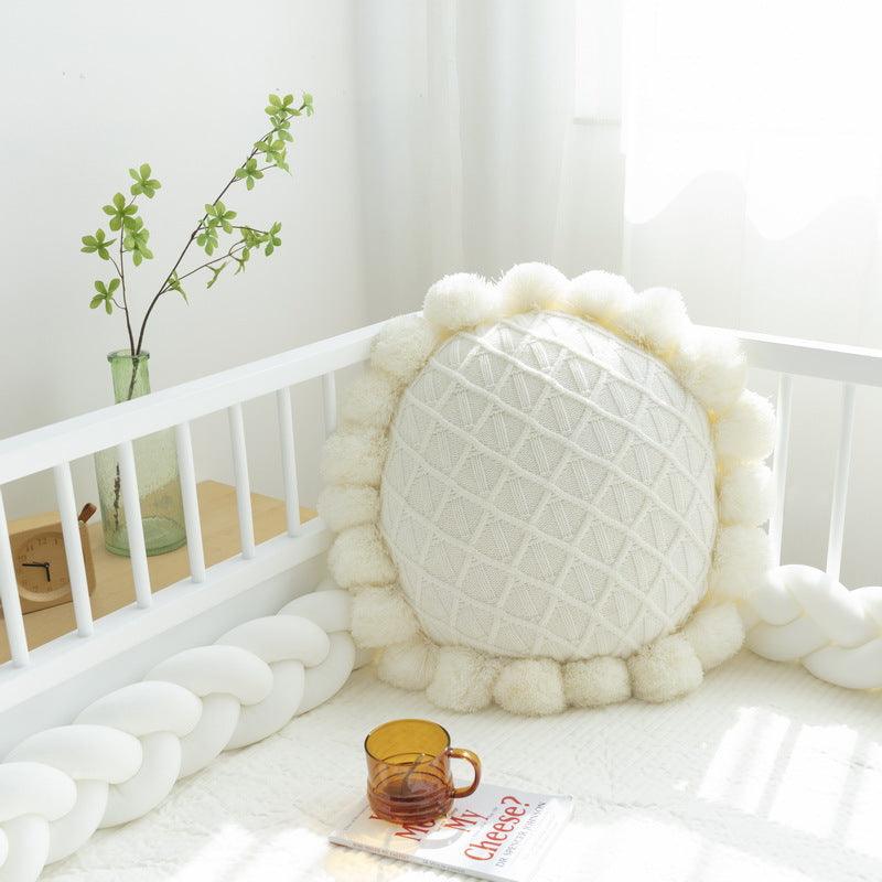 Sunflower Thick Knit Pillow