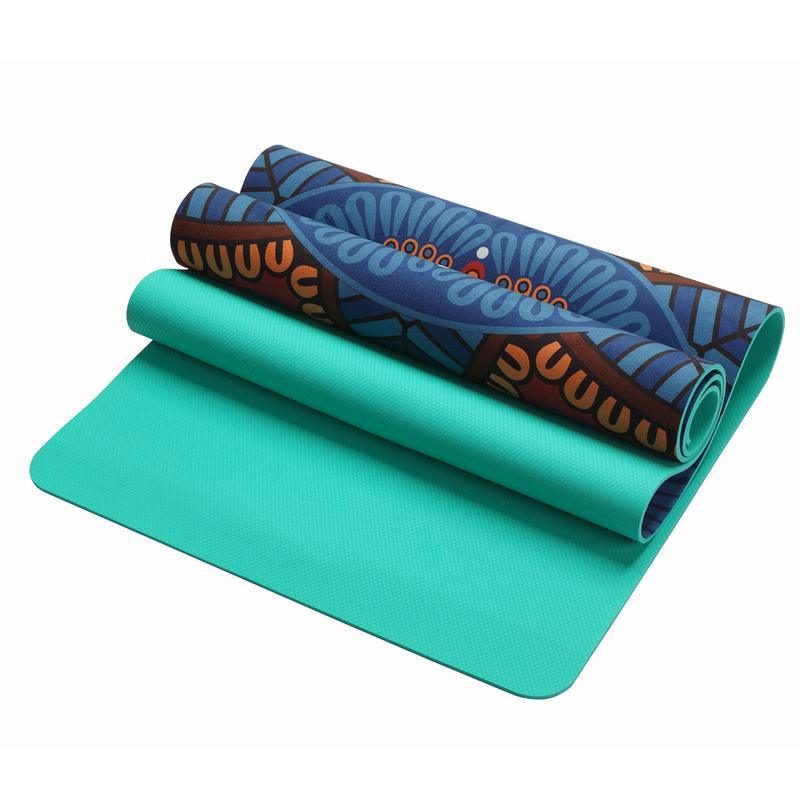 Tapis de yoga antidérapant en daim de 5 mm