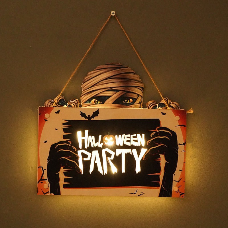 Pumpkin Halloween Light Sign